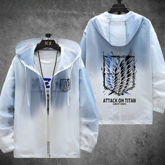 Casual Anime Logo Sunscreen Thin Jacket