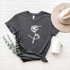 Bangtan Flower Printed Aesthetic T-shirt