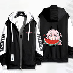 Unisex Game Funny Print Zipper Jacket