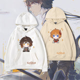 Unisex Game Cartoon Print Casual Hoodie
