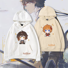 Unisex Game Cartoon Print Casual Hoodie