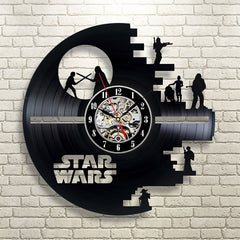 3D Hollowed Out Vinyl Shape Wall Clock