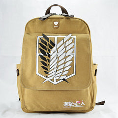 Casual Anime Canvas Backpack