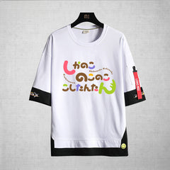 Men's Anime Cos Loose Short-sleeved T-shirt