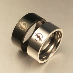 Titanium Steel Lightning Hero Ring