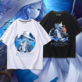 Men's and Women's Game Print Cotton T-shirt