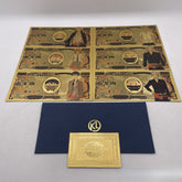 Plastic Gold Foil Banknotes Collection