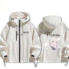 Unisex Anime Pattern Windbreaker Jacket