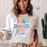 Team Damon Since 1864 Printed T-Shirt