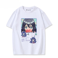 Unisex Anime Pattern Short Sleeve T-Shirt