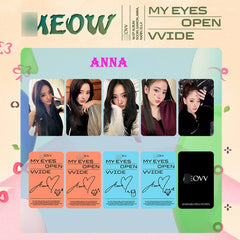 KPOP Album MY EYES OPEN VVIDE PhotoCard
