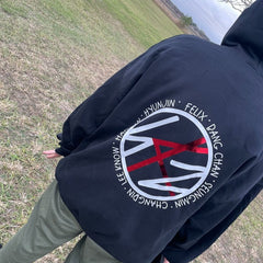SKZ Inspired Pullover Black Hoodie