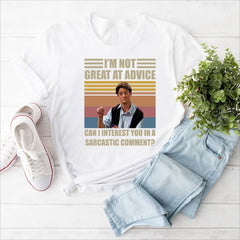 Chandler Friends Quotes Printed T-Shirt