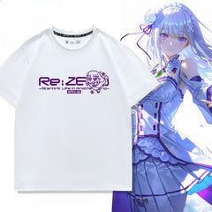 Unisex Anime Graphic Short Sleeve T-Shirt