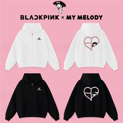 BP Melody Printed Zipper Hoodie