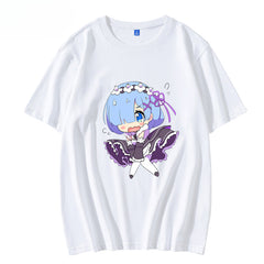 Rem Anime Short-sleeved T-shirt