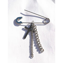 KPOP Pin Chain Stud Earrings