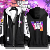 Unisex Game R Star Print Loose Hoodie