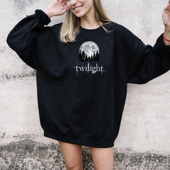 Vintage Moon Forks Sweater Movie Lovers Sweatshirt