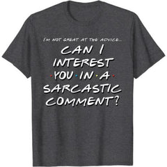 Unisex Sarcastic Letter Printed Loose T-shirt