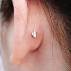 Middle Finger Earrings
