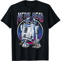 R2D2 Metal Head Vintage T-Shirt