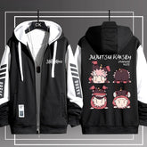 Casual Anime Printed Loose Zipper Hoodie