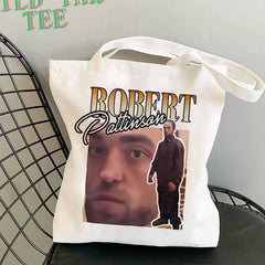 Robert Pattinson Printed Canvas Tote Bag