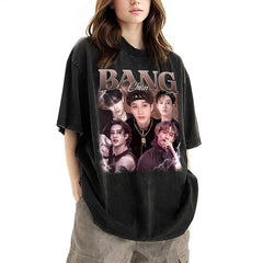 Bang Chan Graphic Cotton Washed T-Shirt