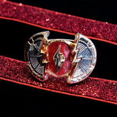 Trendy Flash Movie Barry Cos Ring