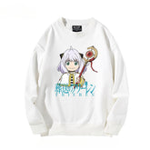 Trendy Anime Pattern Crew Neck Sweatshirt