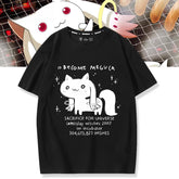 Women's Cotton Anime Short-sleeved T-shirt