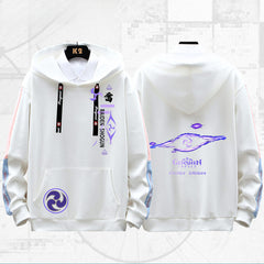 Men's Game Graphic Print Loose Hoodie