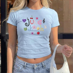 Jungkook Graphic Print Aesthetic Tee