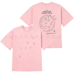 BANGTAN Constellation Print Cotton T-shirt