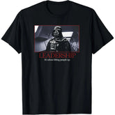 Darth Vader Leadership Inspirational Poster Photo T-Shirt