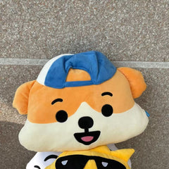 EN- Big Head Doll Throw Pillow