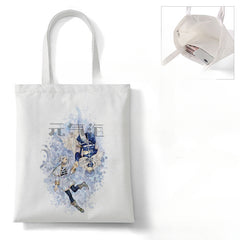 Anime Canvas Shoulder Tote Bag