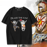 Unisex Praise The Sun Cotton Short Sleeve T-Shirt