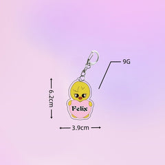 Lee Know Felix Pendant Keychain