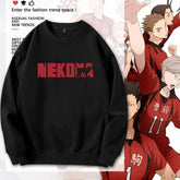 Unisex Anime Nekoma Loose Sweatshirt