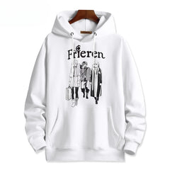 Casual Anime Graphic Printed Hoodie