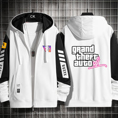 Unisex Game R Star Print Loose Hoodie