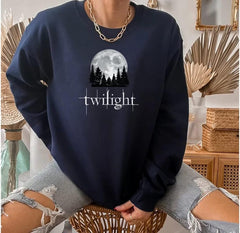 Vintage Moon Forks Sweater Movie Lovers Sweatshirt