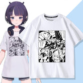VTuber Pattern Print Cos Short-sleeved T-shirt