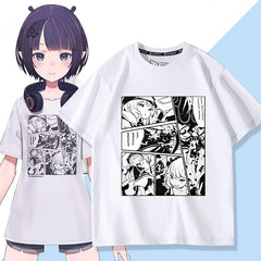 VTuber Pattern Print Cos Short-sleeved T-shirt