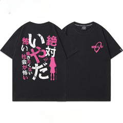 Unisex Anime Print Short Sleeve T-Shirt