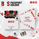 BANGTAN What Is Your Love Song PU Passport Holder