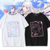 Trendy Anime Print Short Sleeve T-Shirt