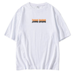 Kpop Cartoon Printed Round Neck Pullover Tee